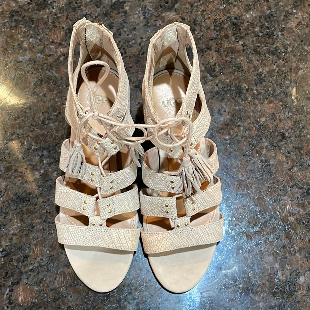Ugg Yasmin Snake Gladiator Sandals